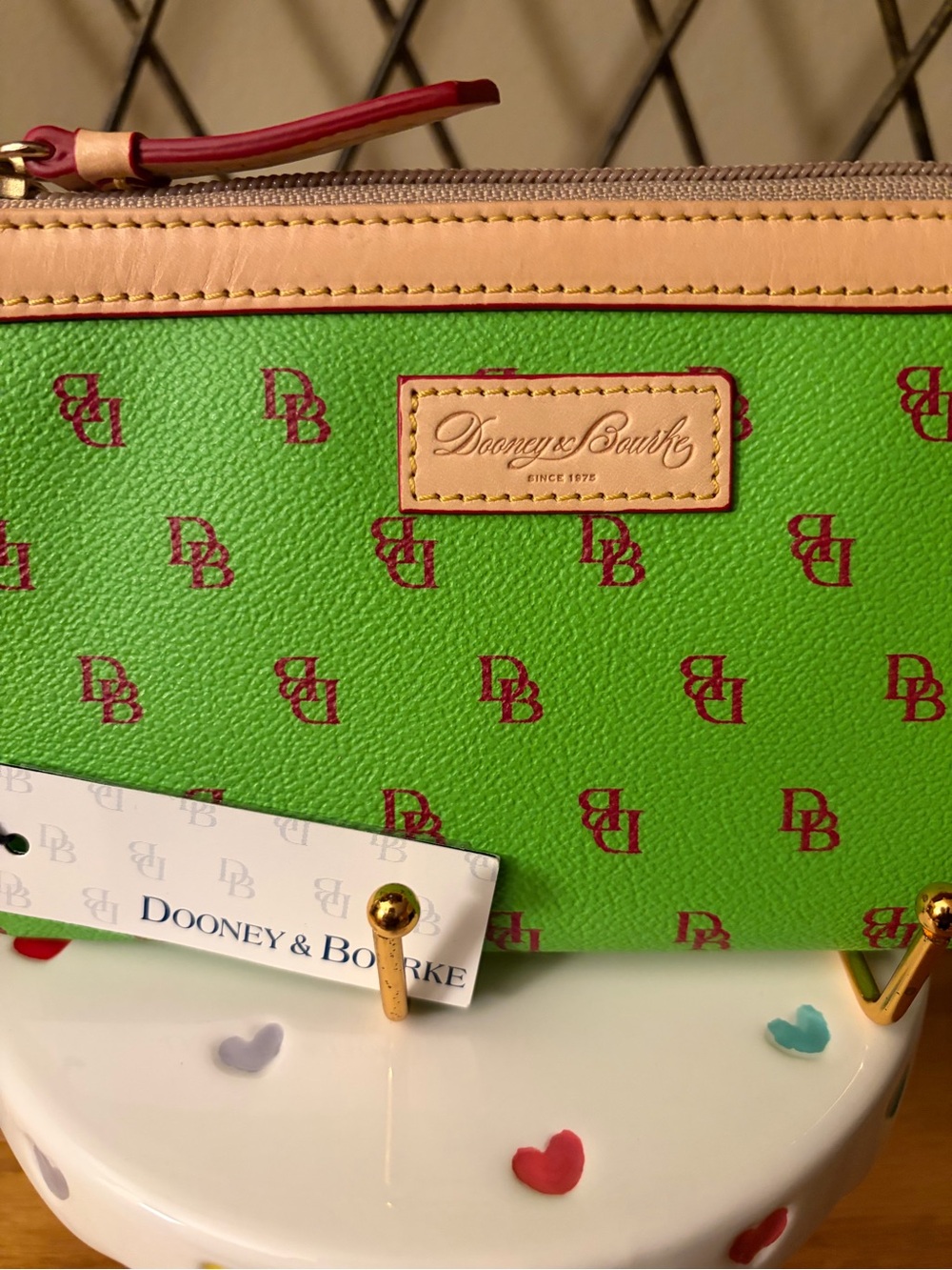 Dooney & Bourke “Greta” Slim Wristlet Nwt - Picture 3 of 5